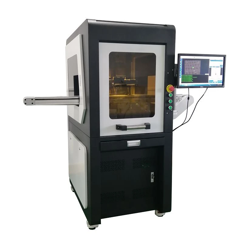 Máquina de marcação a laser de fibra com câmera CCD