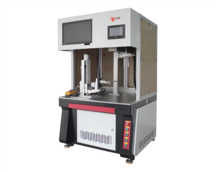 Máquina automática de marcação a laser de fibra CNC