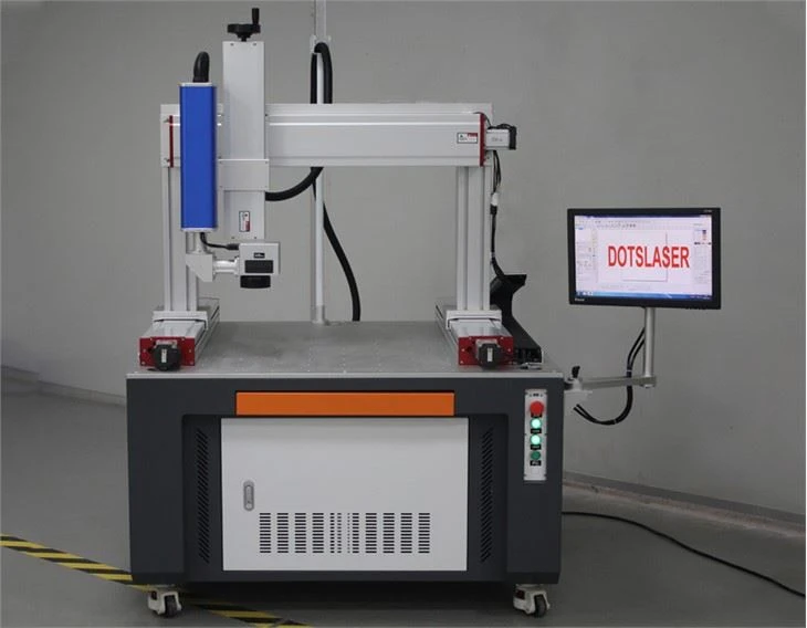 Gravador a laser de fibra de grande área