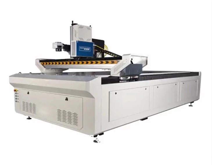 Marcador de laser de chapa grande metal