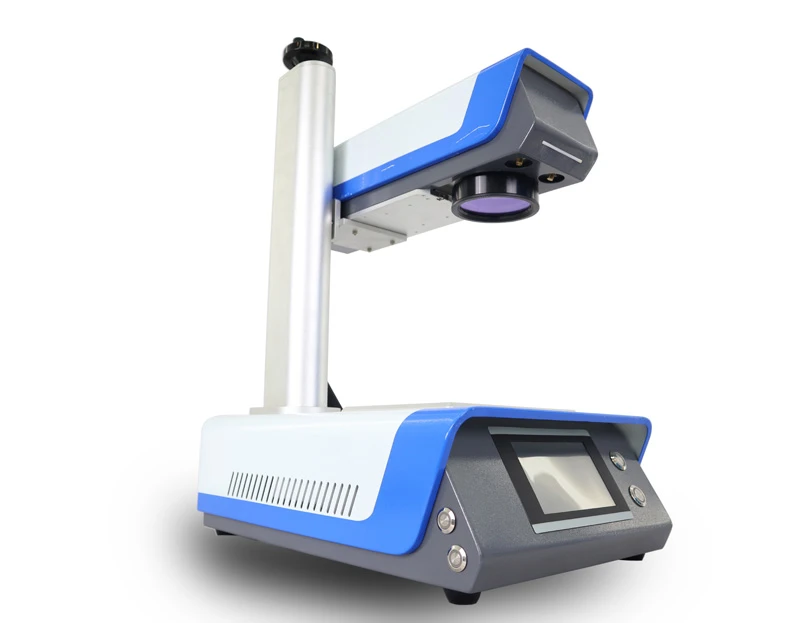 Marcador laser de fibra AIO com tela sensível ao toque