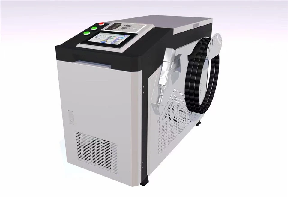 Máquina de limpeza a laser dinâmica portátil