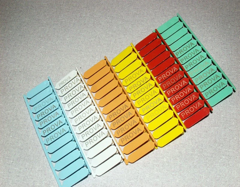 UV laser marking on color plastic cards UV laser marking on color plastic cards